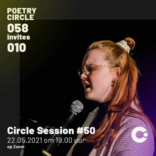 Bekijk de Circle Session van Poetry Circle 058 live op zoom op za 22/05